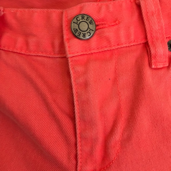 J.Crew Stretch Matchstick bright pink/orange coral jeans Size:27 - Picture 5 of 8
